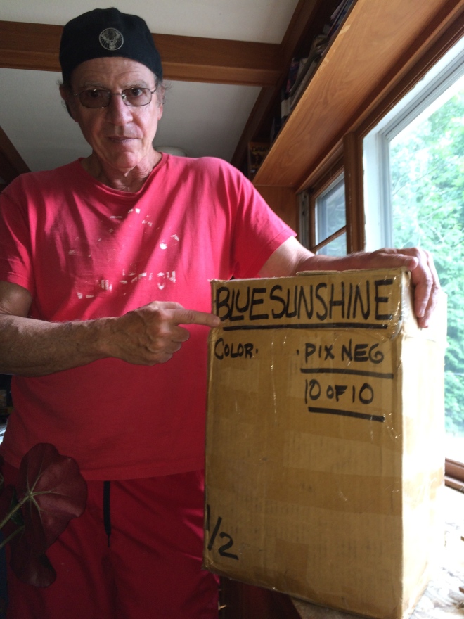Director Jeff Lieberman, reunites with his Negative elements for Blue Sunshine. A happy man!